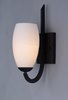 Foto para Taylor 1-Light Wall Sconce TXB Satin White Opal Glass MB Incandescent Incandescent