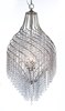 Foto para Twirl 3-Light Pendant GS Beveled Crystal CRYSTAL CA Incandescent Incandescent (OA HT 32.5"-69.5") (CAN 5"x5"x1.25")36" Chain