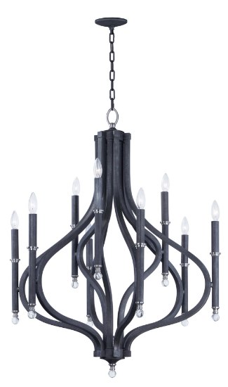 Picture of Hendrick 9-Light Pendant IO Clear GLASS CA Incandescent Incandescent (OA HT 41"-116.25")72" Chain