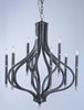 Picture of Hendrick 9-Light Pendant IO Clear GLASS CA Incandescent Incandescent (OA HT 41"-116.25")72" Chain