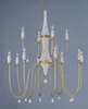 Foto para Claymore 12-Light Chandelier CSTGL CA Incandescent E12 Incandescent 72" Chain