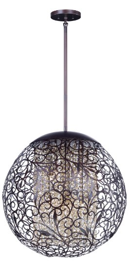 Picture of Arabesque 9-Light Pendant OI Cognac G9 Clear Xenon Xenon 23"x23"x22" (OA HT 66")