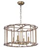 Picture of Helix 4-Light Chandelier BZF CA Incandescent E12 Incandescent 36" Chain