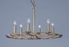 Picture of Helix 6-Light Chandelier BZF CA Incandescent E12 Incandescent 24"x24"x14" 36" Chain