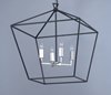 Picture of Abode 4-Light Chandelier TXBPN CA Incandescent E12 Incandescent 24.5"x24.5"x27.75" 36" Chain