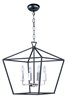 Picture of Abode 4-Light Chandelier TXBPN CA Incandescent E12 Incandescent 17.75"x17.75"x20.75" 36" Chain