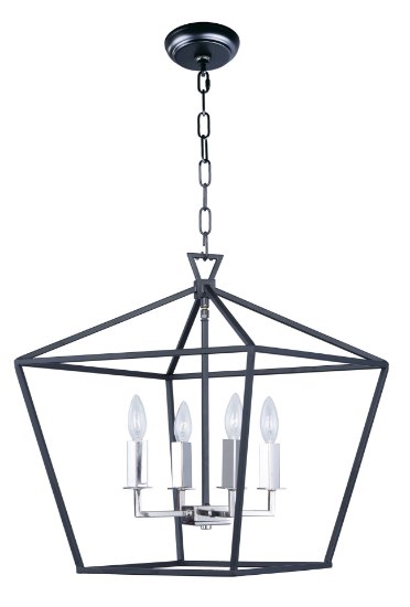 Foto para Abode 4-Light Chandelier TXBPN CA Incandescent E12 Incandescent 17.75"x17.75"x20.75" 36" Chain