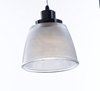 Picture of Retro LED 1-Light Pendant PN Clear Halophane Glass LED Module LED 6.5"x6.5"x7" (OA HT 7"-128.75") (CAN 4.75"x4.75"x1.25")