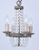 Picture of Gisele Chandelier ATR CA Incandescent E12 Incandescent 11"x11"x14.5" 36" Chain