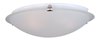 Foto para Malaga 2-Light Flush Mount SN Frosted Glass MB Incandescent Incandescent