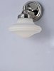 Picture of New School LED Wall Sconce SN Satin White Opal Glass PCB LED (CAN 4.96"x4.96"x2.44")