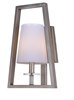 Picture of Swing 1-Light Wall Sconce PD White Opal Glass CA Incandescent E12 Incandescent