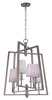 Picture of Swing 6-Light Chandelier PD White Opal Glass CA Incandescent E12 Incandescent 24"x24"x30" (CAN 5.13"x5.13"x1")