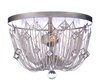 Picture of Alessandra 3-Light Flush Mount SM CA Incandescent E12 Incandescent (CAN 14.75"x14.75"x1")