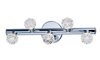 Picture of Bejewel LED 5-Light Bath Vanity PNSN Beveled Crystal Crystal G9 LED