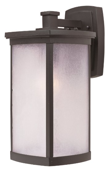 Foto para Terrace 1-Light Large Outdoor Wall BZ Frosted Seedy MB Incandescent Incandescent