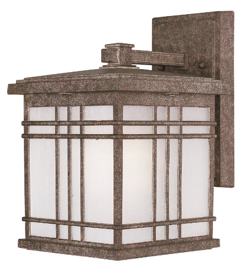 Picture of Sienna 1-Light Small Outdoor Wall ET Frosted Seedy MB Incandescent