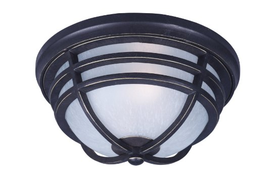 Foto para Westport DC 1-Light Outdoor Flush Mount AT Wisp MB Incandescent Incandescent