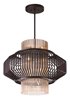 Foto para Aviary LED 13-Light Pendant OI Cognac Cognac Glass Rod G9 LED 27"x27"x23.5" (OA HT 25"-72.75") (CAN 5.51"x5.51"x1.38")