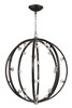 Picture of Equinox LED Pendant TXBPN Beveled Crystal Crystal G9 LED 39.75"x39.75"x46.5" (OA HT 47.25"-126") (CAN 7.75"x7.75"x1.9")72" Chain