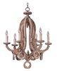 Picture of Olde World 6-Light Chandelier SW CA Incandescent E12 Incandescent 24"x30" 36" Chain