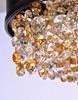 Foto para Mystic 22-Light LED Pendant BZ Scotch Crystal PCB LED 30"x30"x6.75" (OA HT 9.5"-118") (CAN 7.87"x7.87"x1.57")