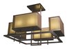 Picture of Hennesy LED Pendant OI Organza + Linen Fabr GU24 LED 31.5"x31.5"x14" (OA HT 18.75"-48.75") (CAN 9.75"x9.75"x1")