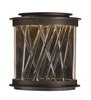 Foto para Bedazzle LED Outdoor Wall Lantern TEPC Clear Metal Rod + Clear Gl PCB LED 10.5"x10.75"