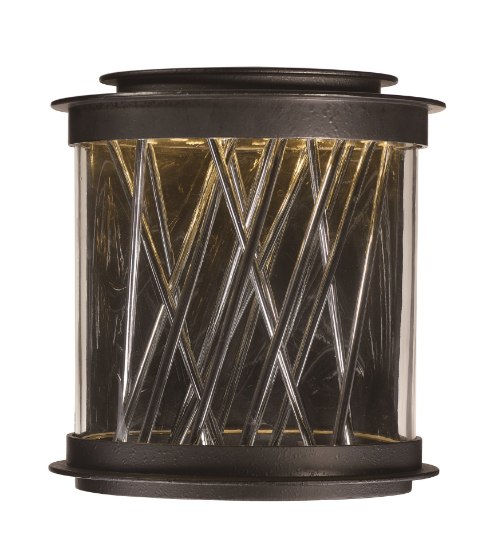 Picture of Bedazzle LED Outdoor Wall Lantern TEPC Clear Metal Rod + Clear Gl PCB LED 10.5"x10.75"