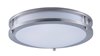 Picture of Linear LED Flush Mount SN White Opal Acrylic 12"x12"x3.25"