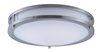 Foto para Linear LED Flush Mount SN White Opal Acrylic 14"x14"x3.25"