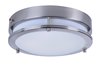 Foto para Linear LED Flush Mount SN White Opal Acrylic 11.75"x11.75"x4.25"