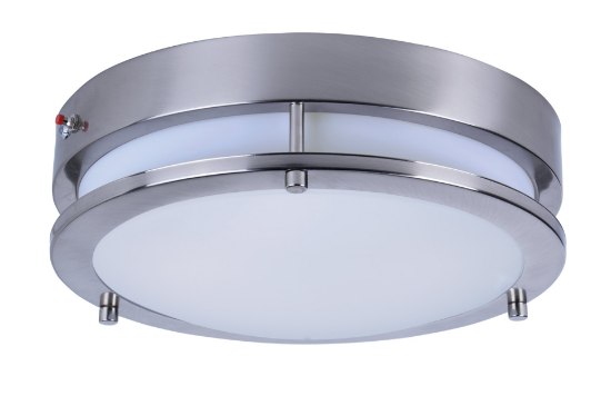 Picture of Linear LED Flush Mount SN White Opal Acrylic 11.75"x11.75"x4.25"