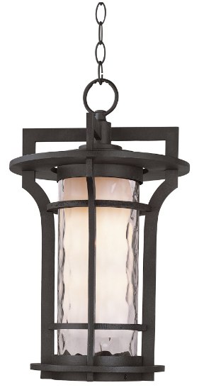 Picture of Oakville LED 1-Light Outdoor Hanging Lantern BO Water Glass GU24 LED