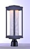 Picture of Salon LED 1-Light Outdoor Post BK Glass PCB LED