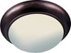 Foto para Essentials - 5850-Flush Mount OI 2-lights Frosted Glass MB Incandescent Incandescent