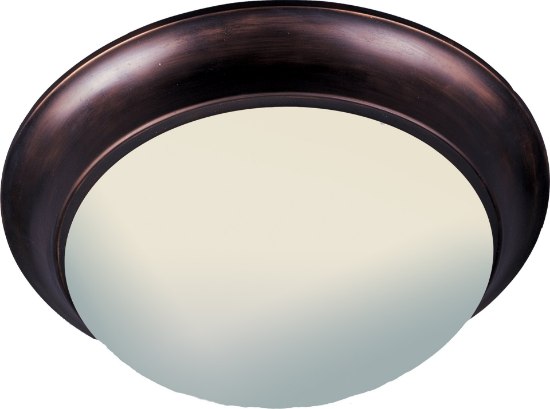 Picture of Essentials - 5850-Flush Mount OI 2-lights Frosted Glass MB Incandescent Incandescent