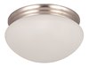 Foto para Essentials - 588x-Flush Mount SN 2-lights Frosted Glass MB Incandescent Incandescent