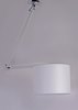 Picture of Hotel LED 1-Light Pendant PC Wafer Linen MB LED 63"x14.25"x35.5" (OA HT 35.5"-72.5")