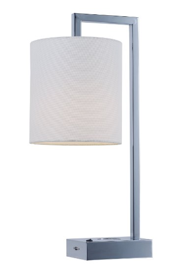 Foto para Hotel Table Lamp PC Wafer Linen GU24 LED + PCB LED