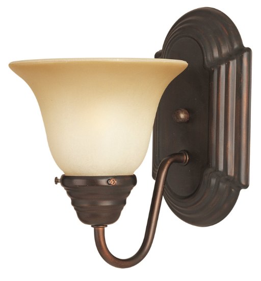 Picture of Essentials - 801x-Wall Sconce OI Wilshire Glass MB Incandescent Incandescent