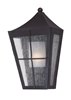 Picture of Revere 1-Light Outdoor Wall Lantern BK Seedy/Frosted GU24 Fluorescent Fluorescent 9"x16"