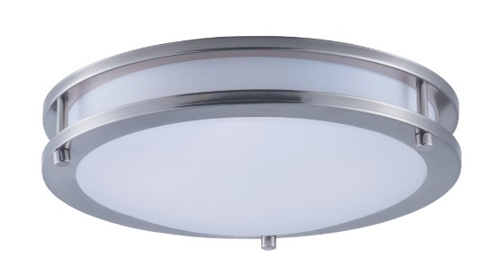 Picture of Linear EE 2-Light Flush Mount SN White Opal Acrylic GU24 Fluorescent Fluorescent 12"x12"x3.25"