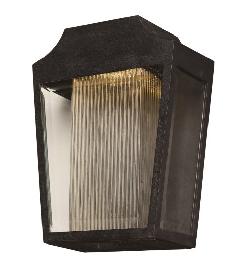 Foto para Villa LED Outdoor Wall Lantern AR Clear / Clear Ribbed PCB LED 10.5"x14.25"