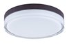 Foto para Illuminaire LED Flush Mount BZ Clear/White Clear/White Glass PCB LED 11"x11"x2.5"