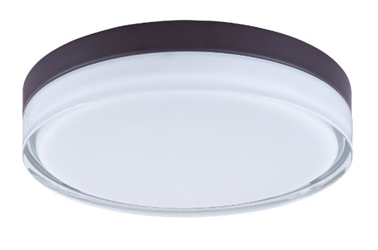 Picture of Illuminaire LED Flush Mount BZ Clear/White Clear/White Glass PCB LED 11"x11"x2.5"