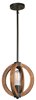 Foto para Bodega Bay 1-Light Pendant w/Bulb AR MB Incandescent Incandescent (OA HT 13.5"-55.5")