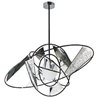 Foto para 11W Astro LED Pendant BKSST White GU24 LED (OA HT 25"-72.5") (CAN 4.72"x4.72"x1.38")