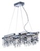 Picture of 4W Midnight Shower LED Pendant PC Smoke K9 Crystal PCB LED (OA HT 12"-123")