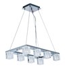 Foto para 2.2W Blocs LED 8-Light Pendant PC Glass G9 LED (OA HT 12"-118")